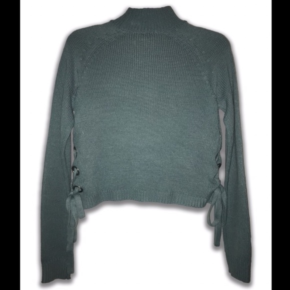 Cropped blue sweater - Picture 2 of 2